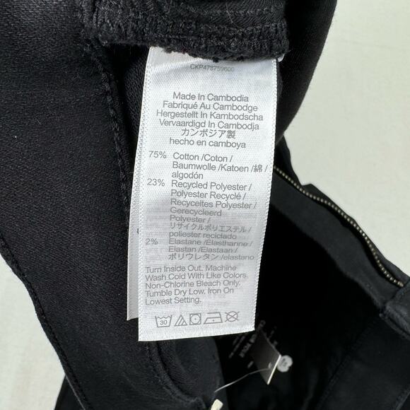 Madewell Women's Mid Rise Flare Kickout Crop Jean Size 26 Tall Black - Picture 12 of 16